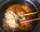 台湾サッポロ一番ごま味ラーメン作り方3写真