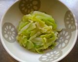 キャベツのおひたし作り方4写真