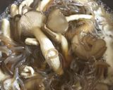 ひらたけと糸こんにゃくの煮物作り方1写真