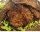 牛切落とし肉で生姜焼き作り方4写真