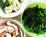 ほうれん草と挽肉のふわふわ卵味噌炒め作り方2写真