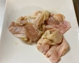 パリパリ鶏皮の柚子胡椒ポン酢作り方1写真
