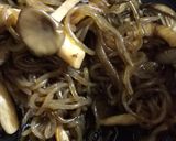 ひらたけと糸こんにゃくの煮物作り方2写真