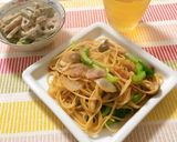 菜の花の和風パスタ作り方5写真