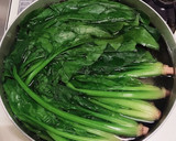 ほうれん草とたまごのふわふわ炒め作り方1写真