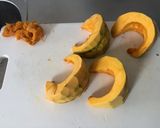 レンジとミキサーで簡単カボチャポタージュ作り方1写真