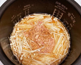 ツナ缶とえのきの炊き込みご飯作り方2写真