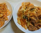 キムチーズ肉野菜炒め作り方9写真