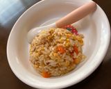 【離乳食後期〜】納豆チャーハン作り方4写真