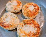 青じそ豆腐ハンバーグ☆梅ポン酢おろしだれ作り方8写真