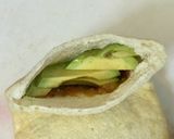 アボカドの油揚げ詰め焼き・梅肉で作り方3写真