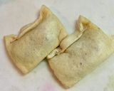 アボカドの油揚げ詰め焼き・梅肉で作り方4写真
