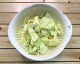 レンジで簡単＊キャベツの春色ポテトサラダ作り方3写真