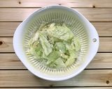 レンジで簡単＊キャベツの春色ポテトサラダ作り方4写真