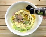 レンジで簡単＊キャベツの春色ポテトサラダ作り方11写真