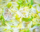 ホっとする美味しさ♪春キャベツの豚汁作り方7写真