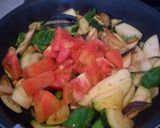 夏野菜たっぷりの和風パスタ作り方4写真