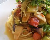夏野菜たっぷりの和風パスタ作り方8写真