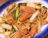 万能調味料☆中華風ソーセージ野菜炒め作り方3写真