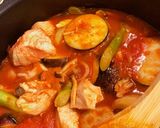 アスパラと鶏胸肉の簡単トマト煮込み☆作り方5写真