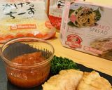 タラモチーズ揚げ餃子サルサディップ添え作り方6写真