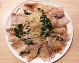 (簡単)レンジで豚バラえのき豆苗蒸し作り方6写真