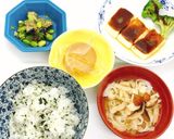 【病院】なすと枝豆とおくらナムル【給食】作り方4写真