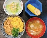 【病院】三色丼【給食】作り方10写真