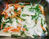 大豆ミートの南蛮漬け♪作り方3写真