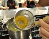 菜の花とバーニャカウダソースのパスタ作り方6写真