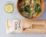 菜の花とあさりのグルテンフリーパスタ作り方1写真