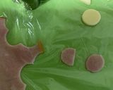 コリラックマのお顔パーツ作り方3写真