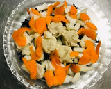 冷凍焼売 春菊 ワカメの簡単レンジ蒸し作り方2写真