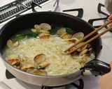 菜の花とあさりのグルテンフリーパスタ作り方6写真