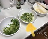 セロリのシャキシャキお好み焼き作り方3写真