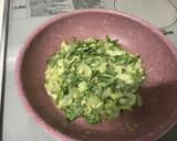 セロリのシャキシャキお好み焼き作り方4写真
