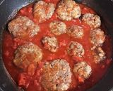簡単トマト煮込みハンバーグ作り方2写真
