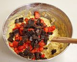 いちごとダークチョコのカップケーキ作り方6写真
