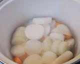 マクロビ☆煮しめの豆乳そぼろあんかけ作り方2写真