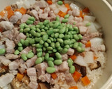 豚バラと長芋のもちもち中華おこわ作り方8写真