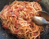 ☆トマトとにんにくのパスタ☆作り方5写真