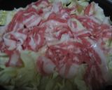 豚バラとキャベツの蒸し炒め作り方3写真