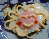 ほうれん草のマヨソテーで巣ごもり卵☺️作り方6写真