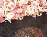 材料2つ！超簡単 蓮根とベーコンの炒め物作り方7写真