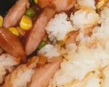 丼弁当●野菜ミックスであとのせオムライス作り方2写真