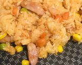 丼弁当●野菜ミックスであとのせオムライス作り方3写真