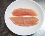 ササミとワカメの酢の物作り方1写真