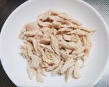 ササミとワカメの酢の物作り方3写真