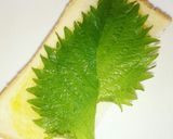 旨い♡(❊´︶`❊)青じそチーズトースト作り方2写真