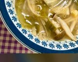水から煮るキノコ達☆レタス味噌バタスープ作り方8写真
